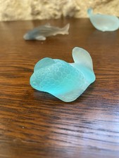 Daum Poisson Bleu Miniature 