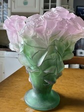 daum Grand Vase Roses