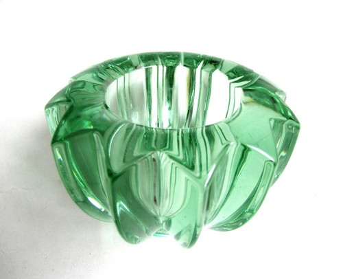 Cristal vert art déco pierre - art,