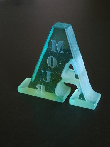Daum amour signée - amour, nancy