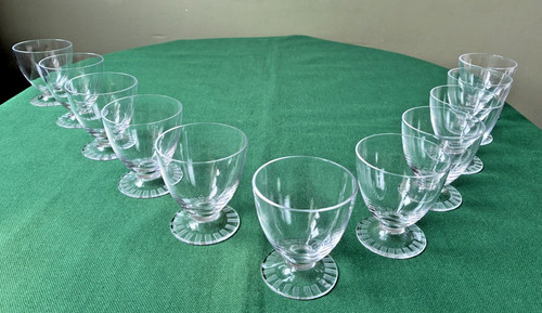 Lot verres liqueur en - 11, à