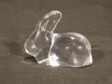 Presse papier cristal  lapin