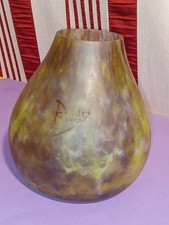 DAUM vase 22 cm pâte verre