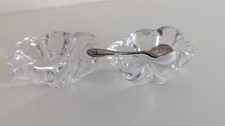 2 Salières en cristal