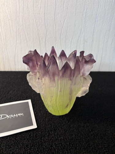 Vase cristal daum - en,