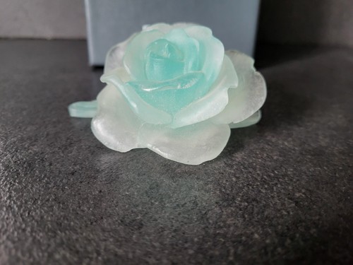 Presse papier fleur rose - papier,