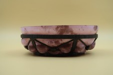 Coupe en  verre et fer forgé