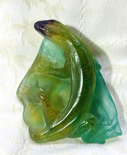 LEZARD VERT DAUM PAPERWEIGHT